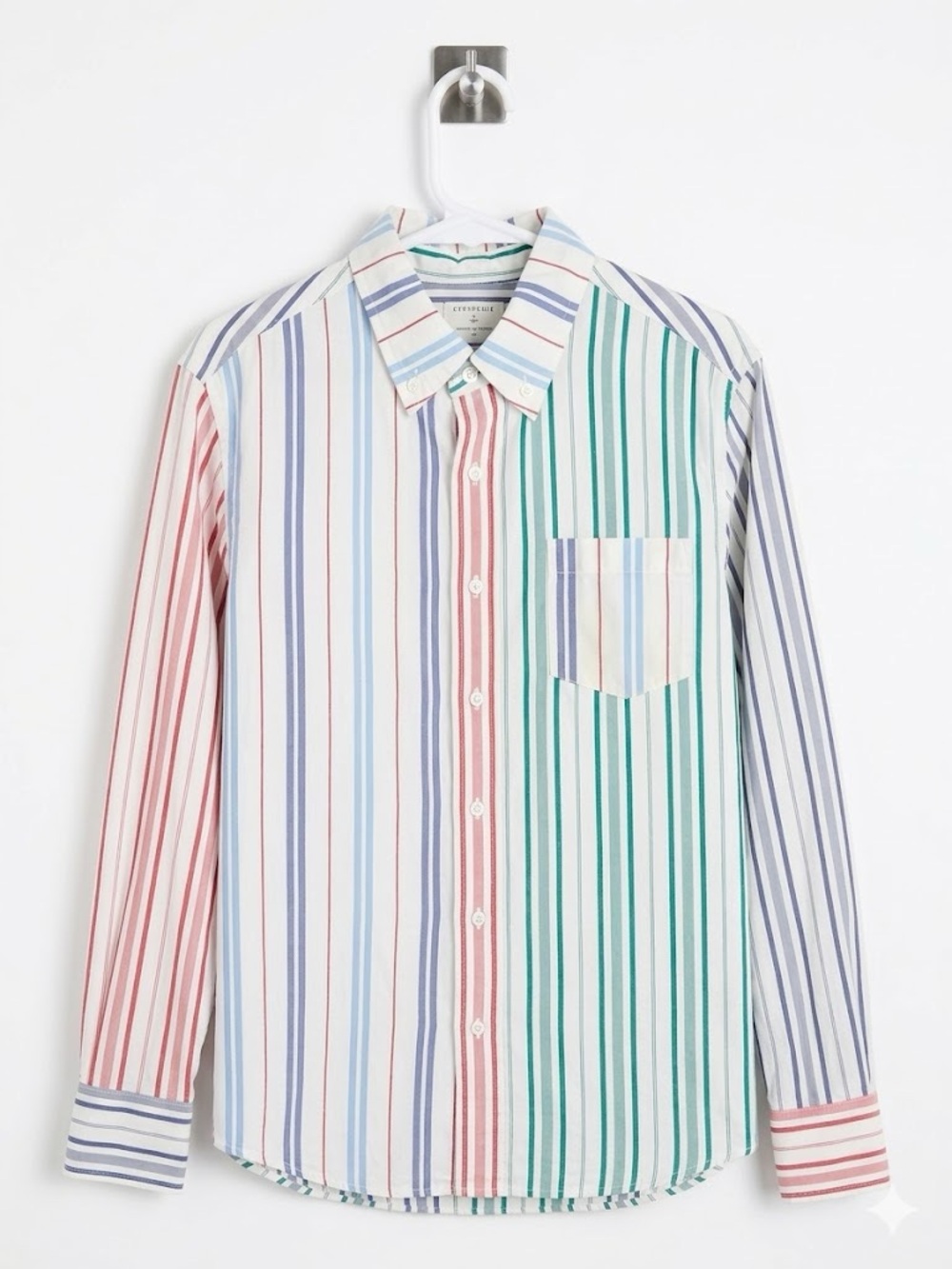 Boys Multi-Stripe Button-Up Shirt - Casual Collared Shirt